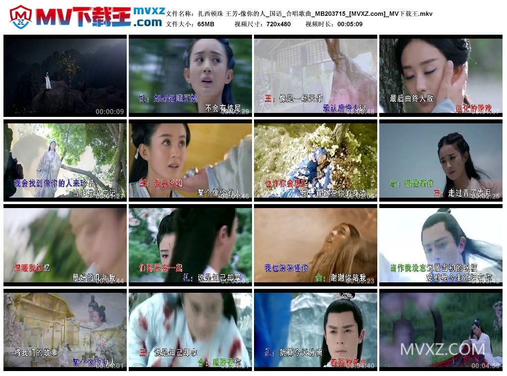 扎西顿珠 王芳-像你的人_国语_合唱歌曲_MB203715